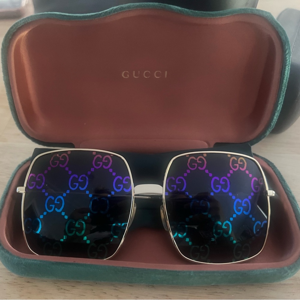 Gucci Colored Logo Sunglasses